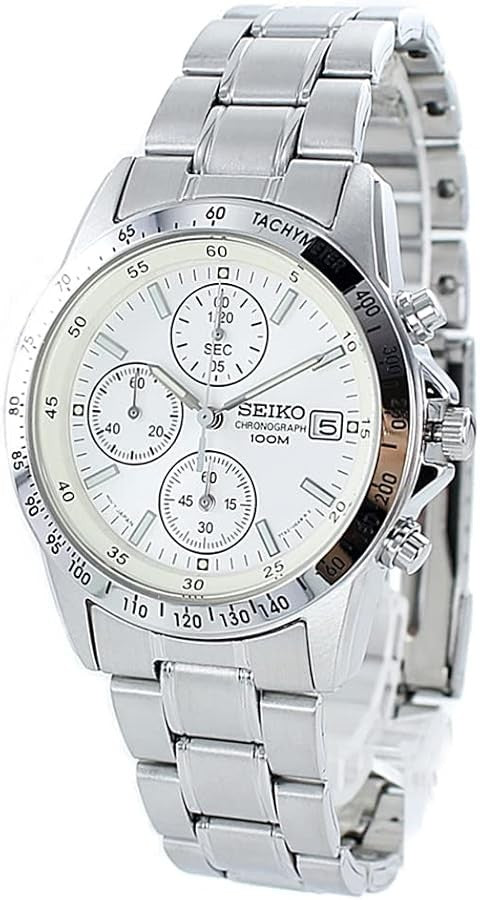 Seiko SND363PC · Cronografo Bianco Puro