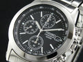 Seiko Chronograph SND309P quadrante nero — foto reale dell'esemplare