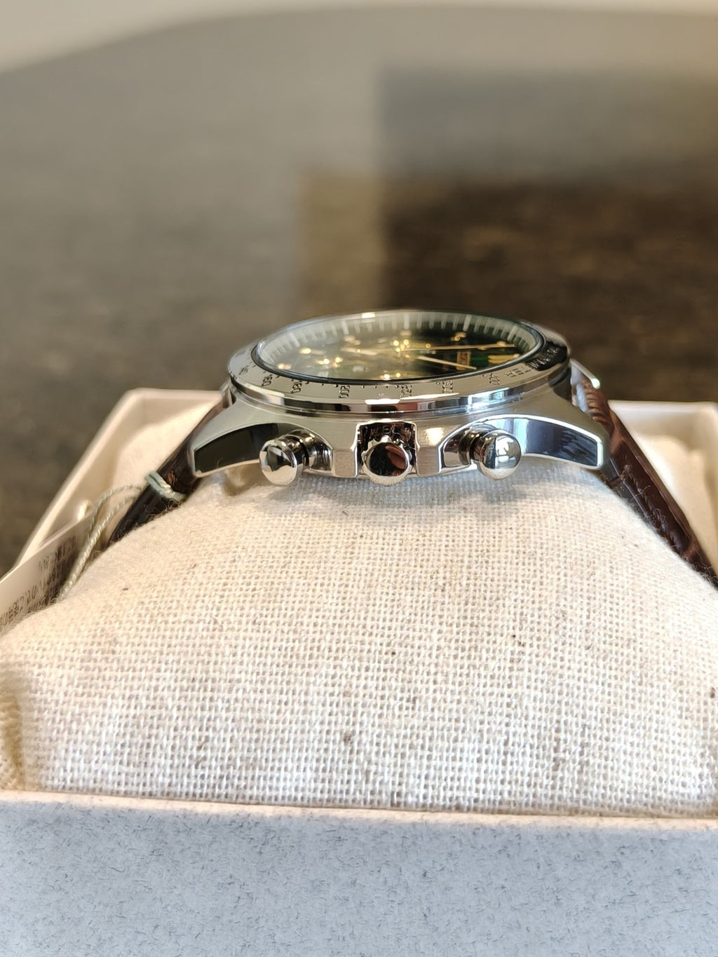Seiko SBTR017 — cinturino in pelle marrone