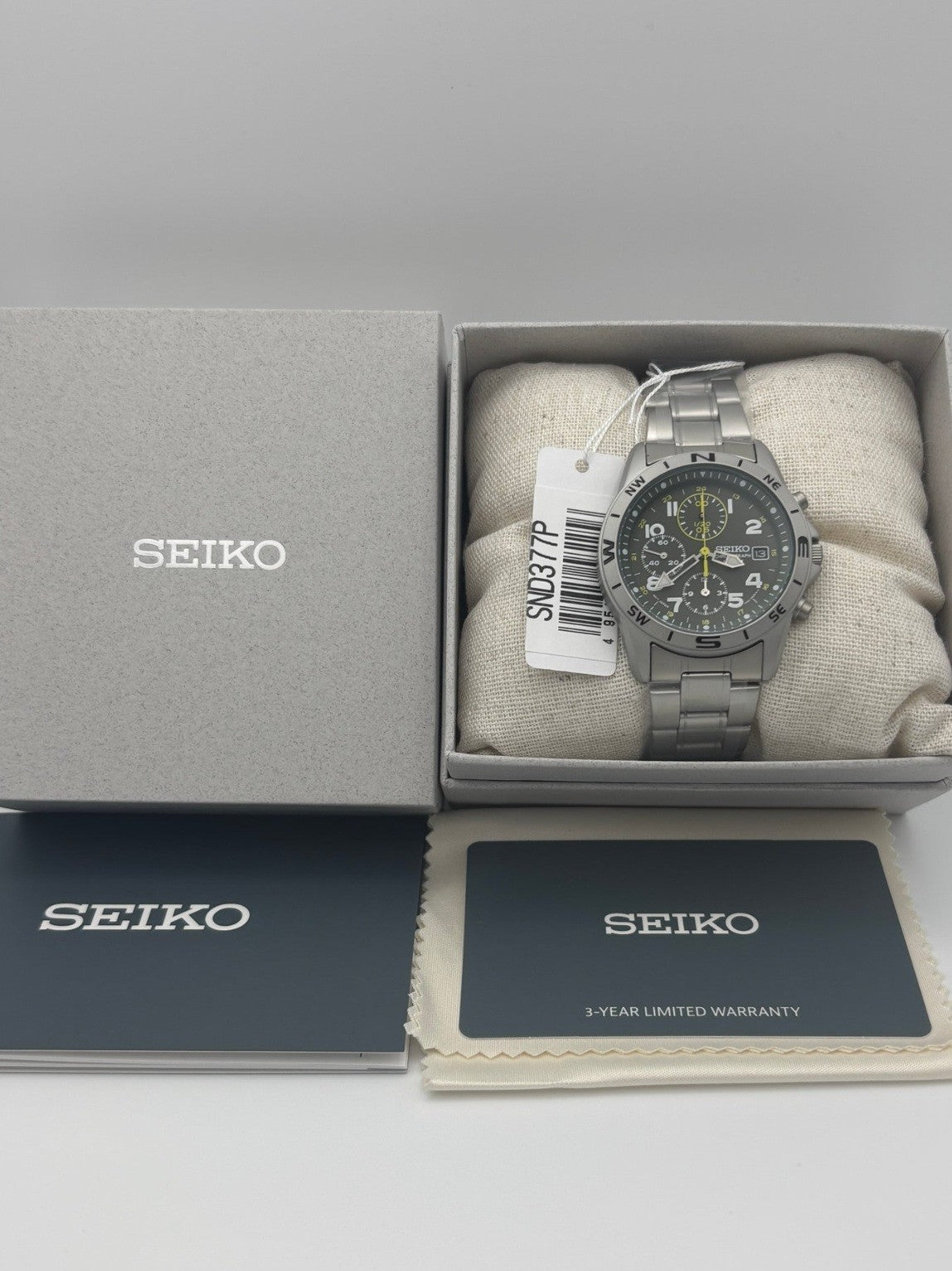 Seiko SND377P — dettaglio