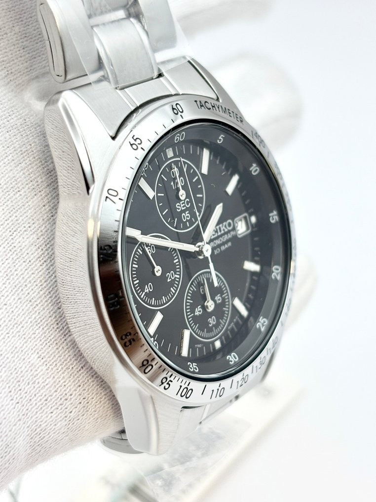 Seiko Spirit SBTQ041 Cronografo Nero JDM — full set con scatola e documenti (6 di 6)