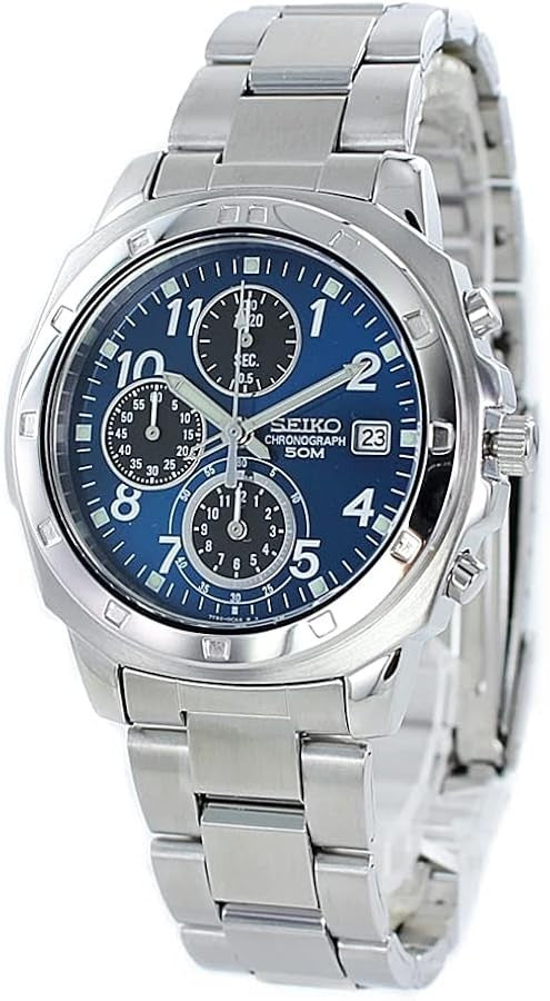 Seiko SND193P · Cronografo Blu Petrolio